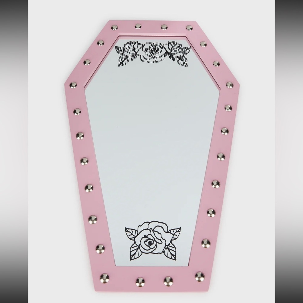 Dolls Kill | Pink Dead N' Buried Mirror